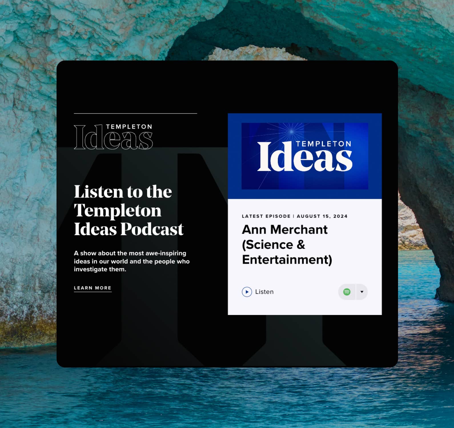 John Templeton Foundation Ideas Podcast Teaser by Creative Agency