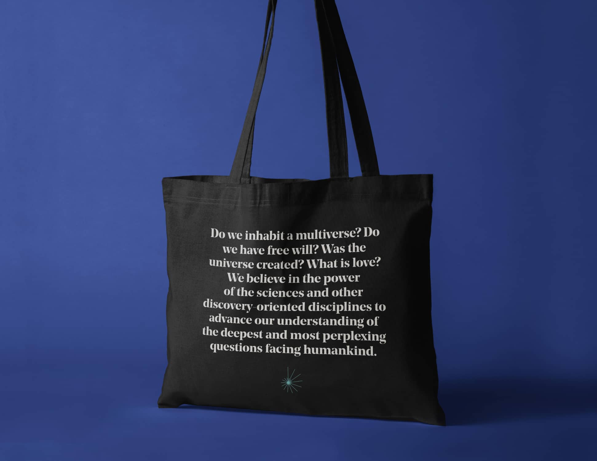 John Templeton Foundation Tote Bag Graphic Design