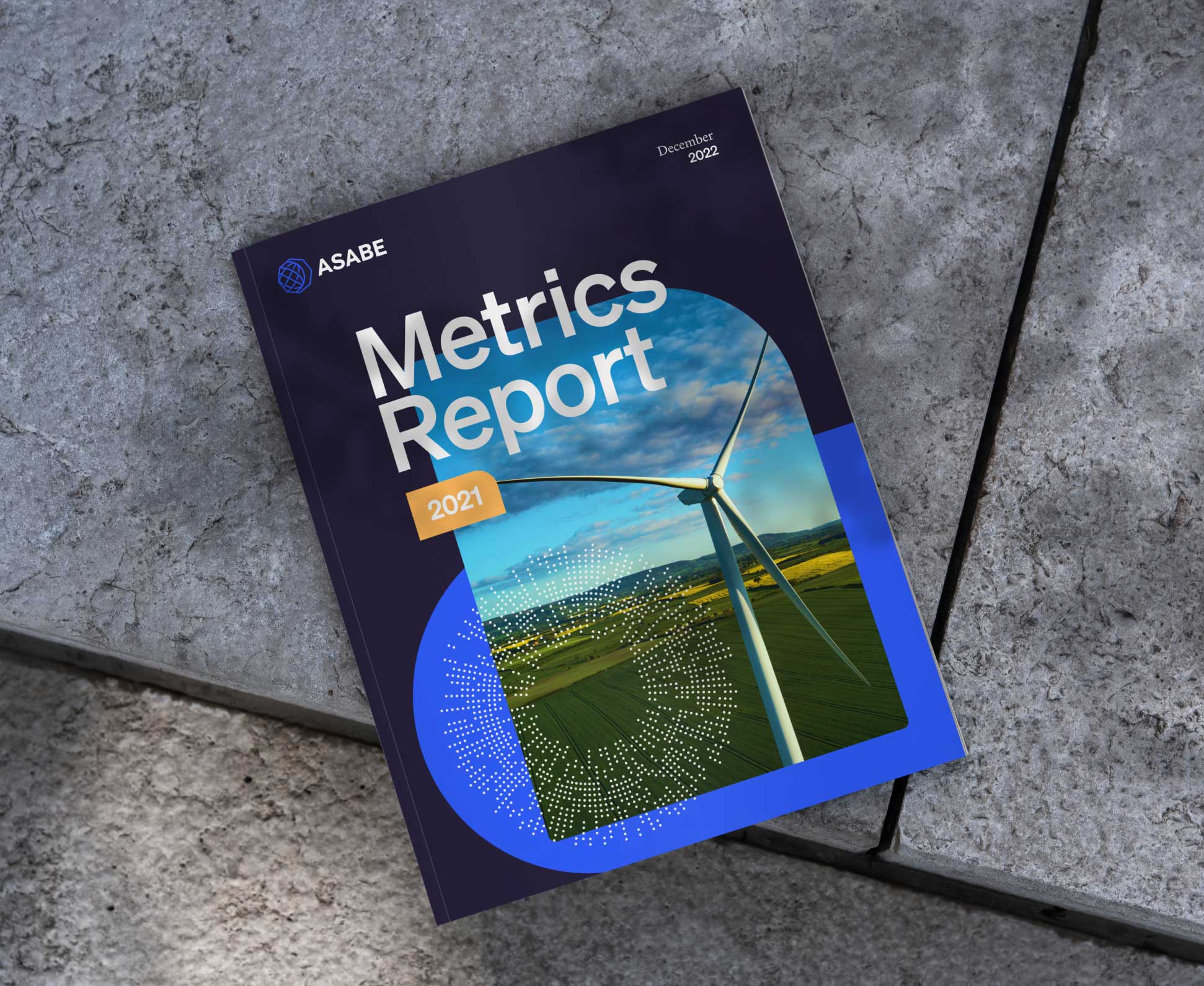 ASABE professional organization metrics report mockup