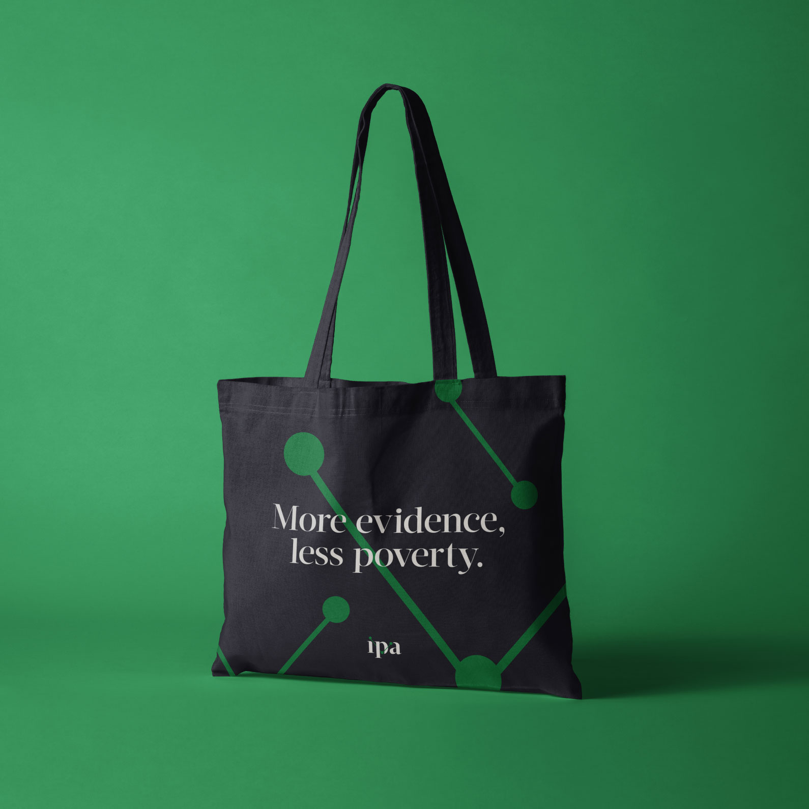 IPA nonprofit tote bag graphic design