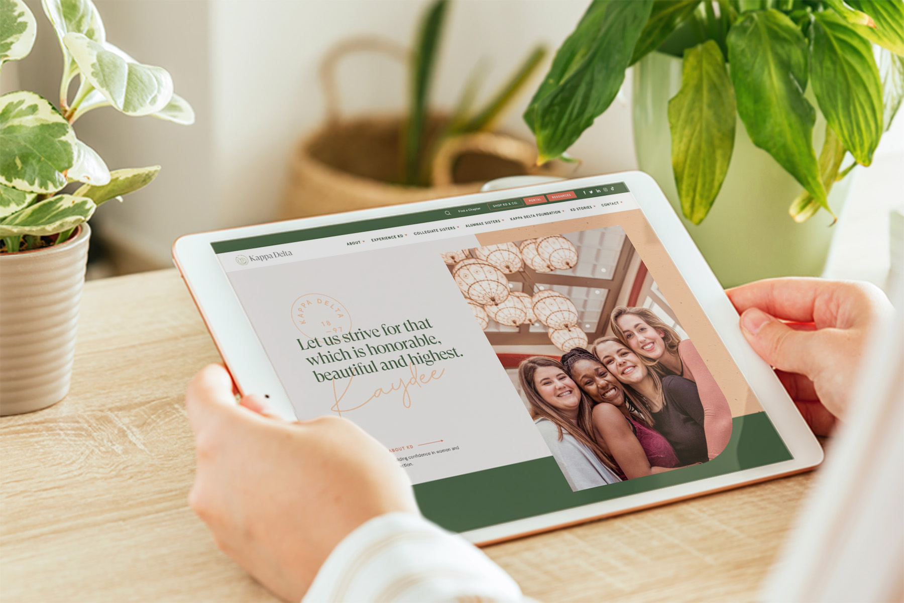 Responsive website design for Kappa Delta