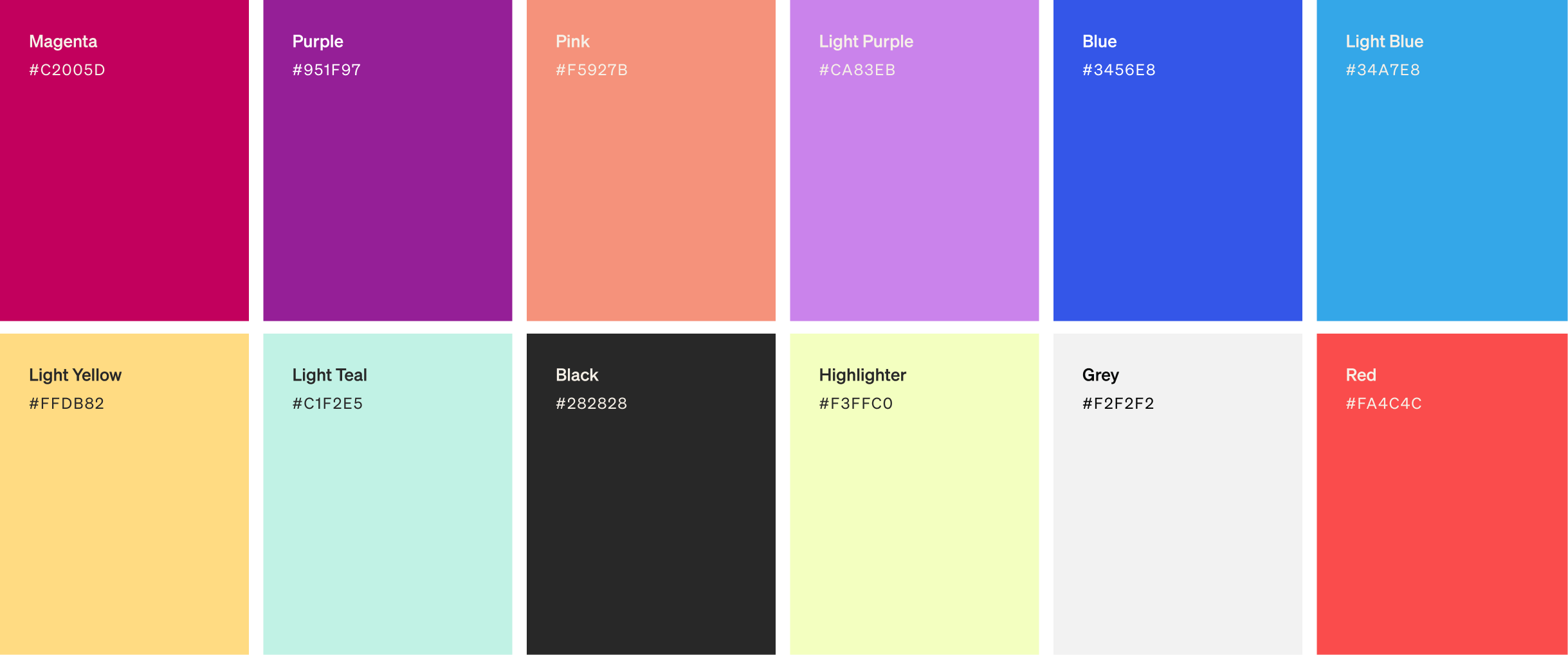 NephCure Nonprofit Visual Identity Color Palette