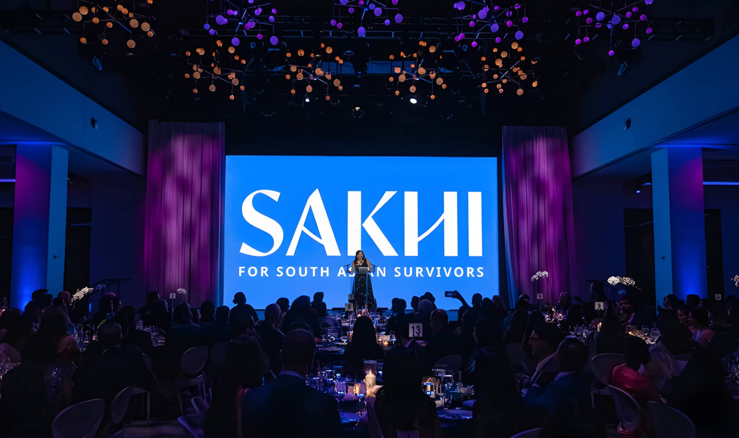 Sakhi Nonprofit Gala Event Brand Logo Reveal