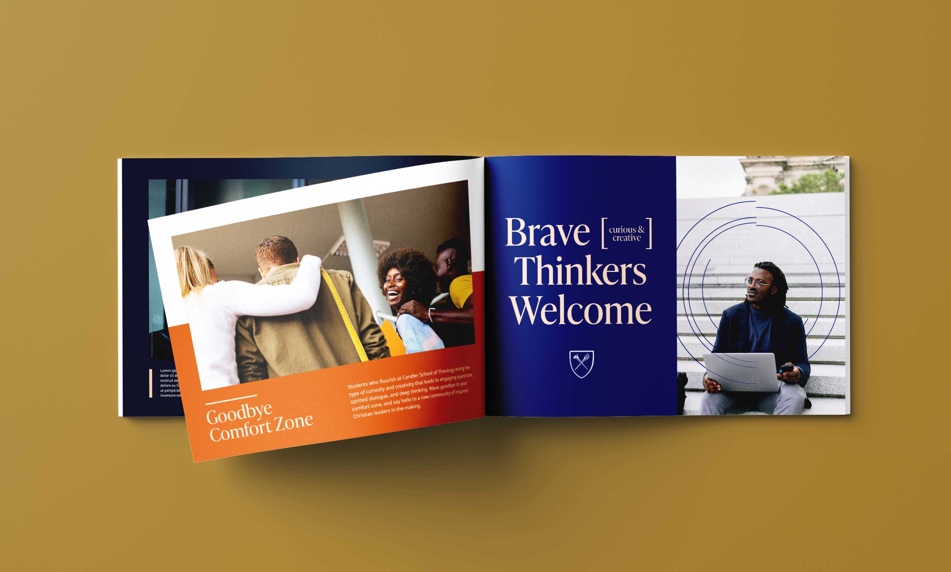 Candler School of Theology prospectus example mockup