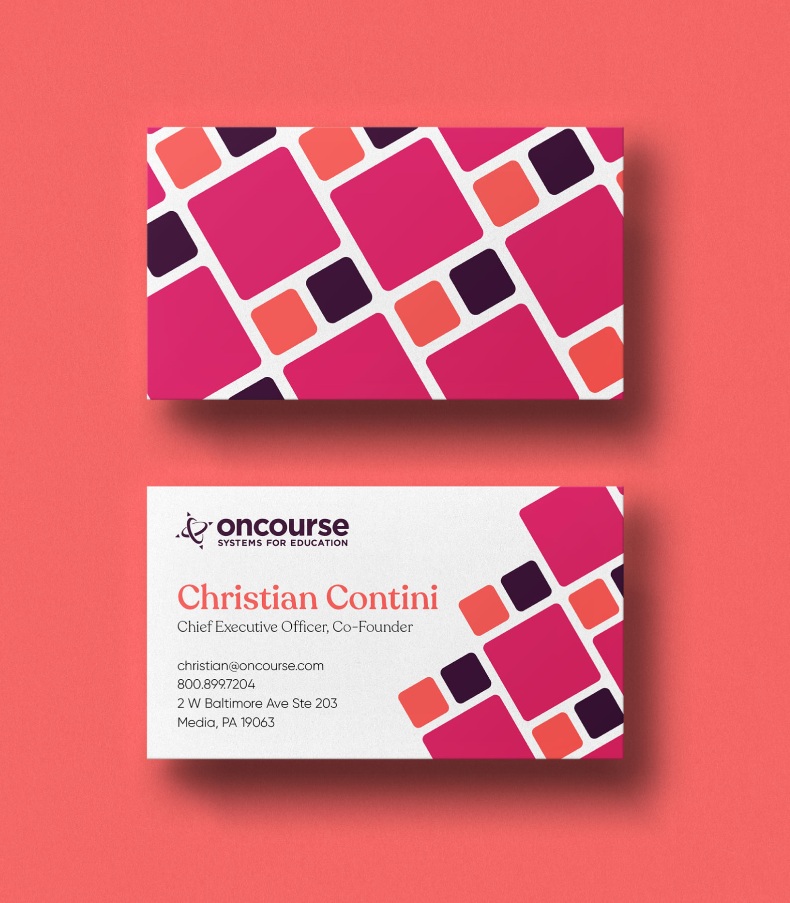 oncourse-foundation-graphic-design-business-card-@2x