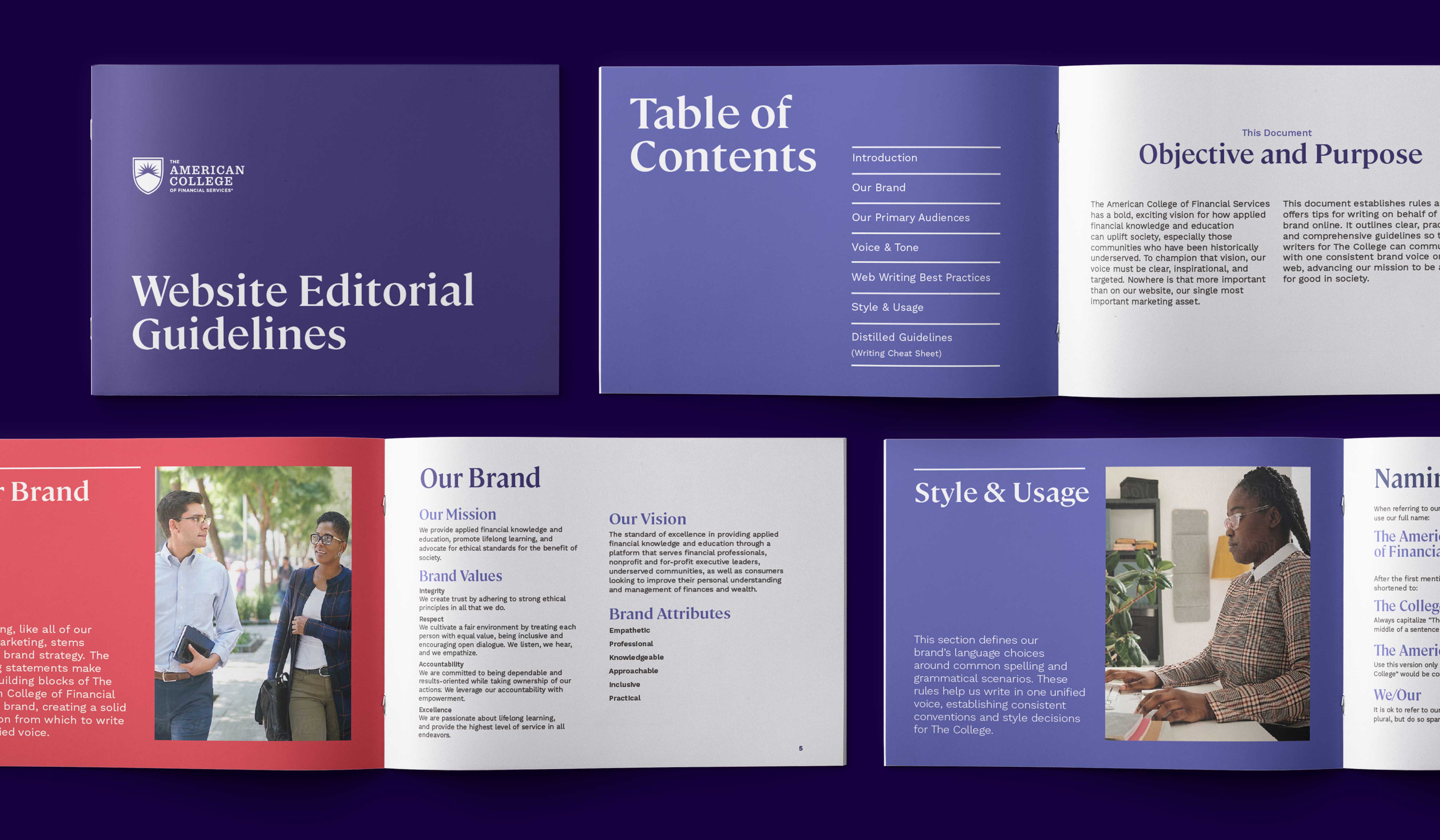 ACFS education editorial guideline mockup