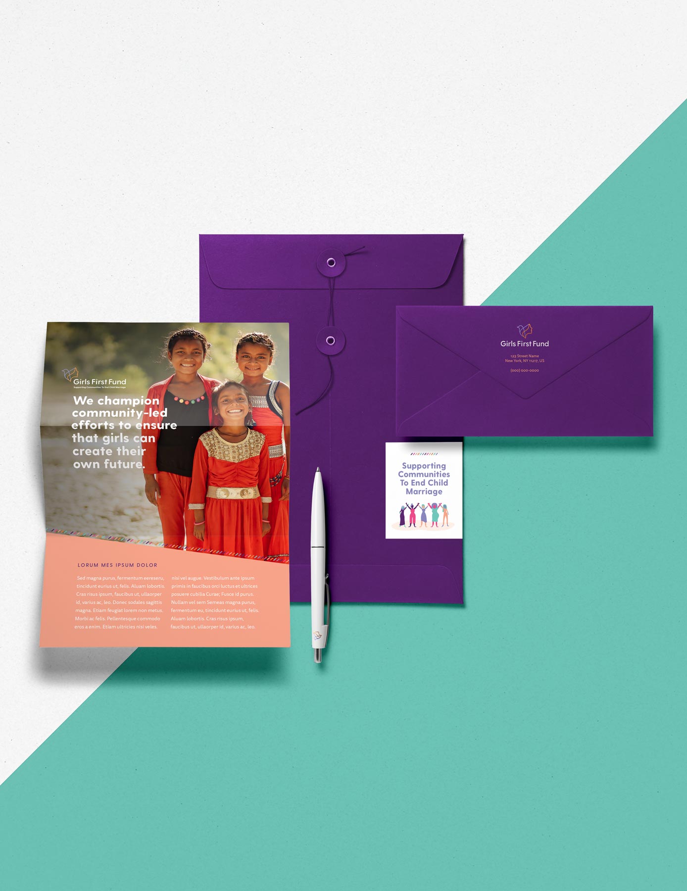 Girls First Fund nonprofit stationeries