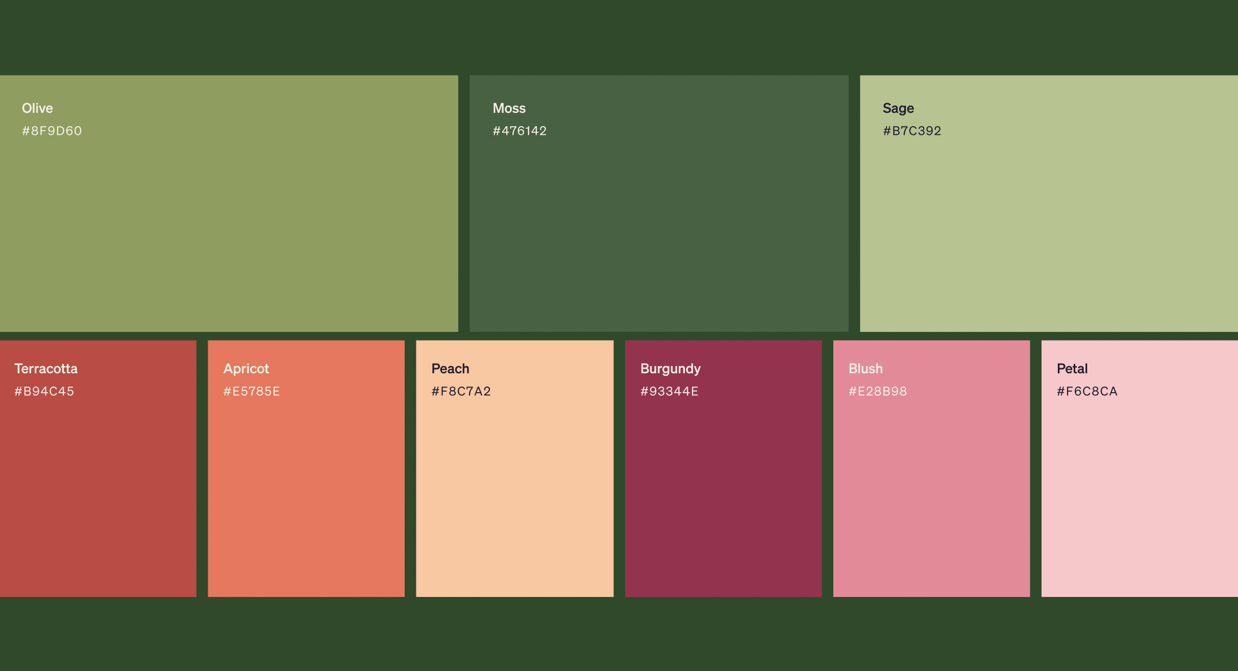 Kappa Delta education color palette