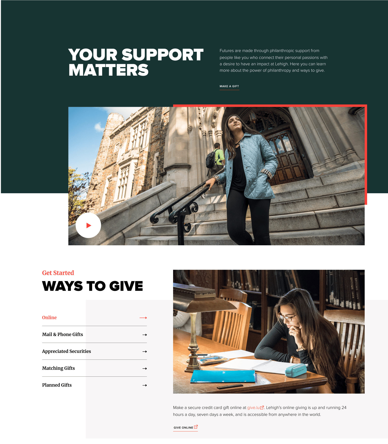 Lehigh-University-Donation-Page-Website-Design