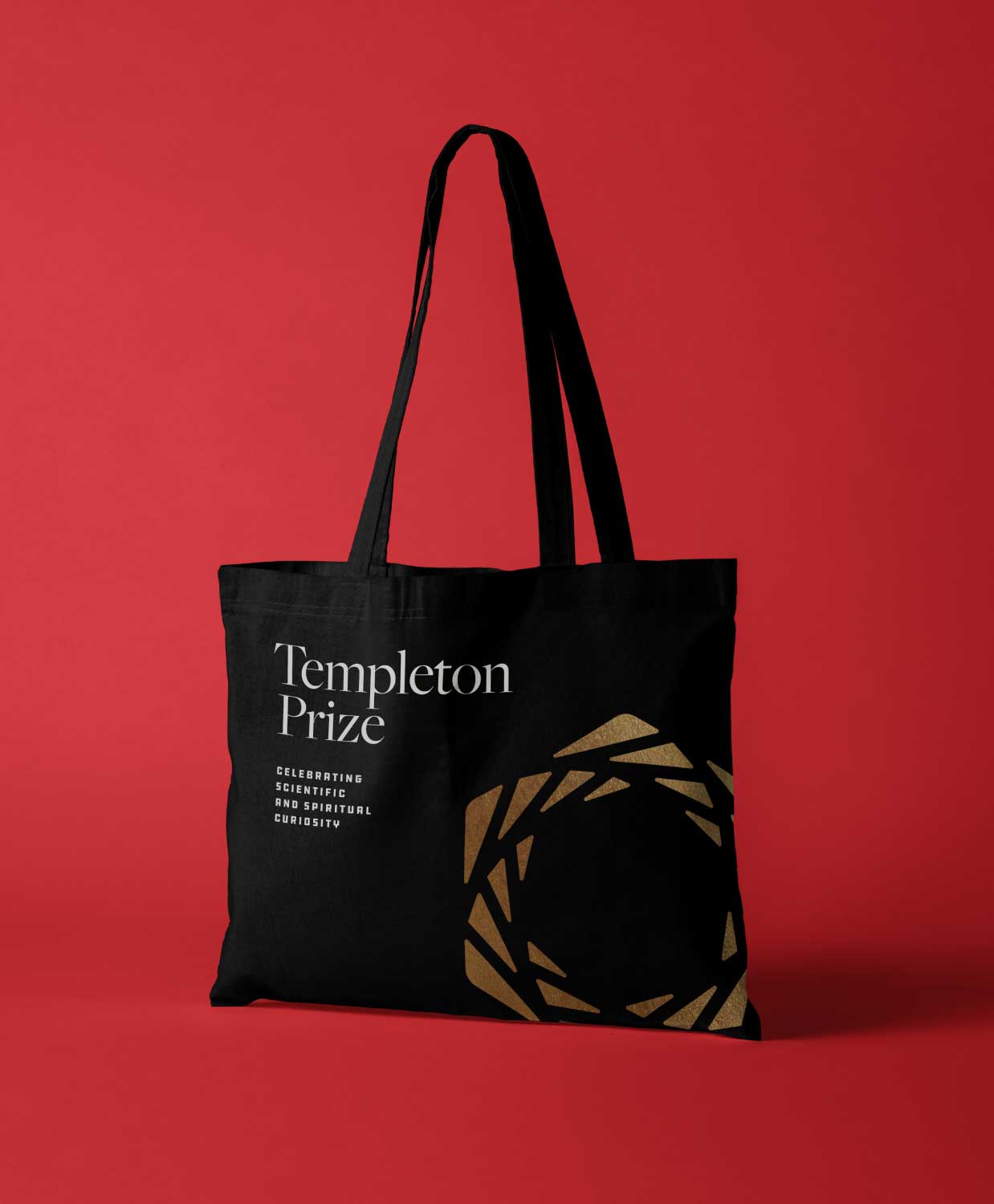 Templeton Prize foundation tote bag mockup