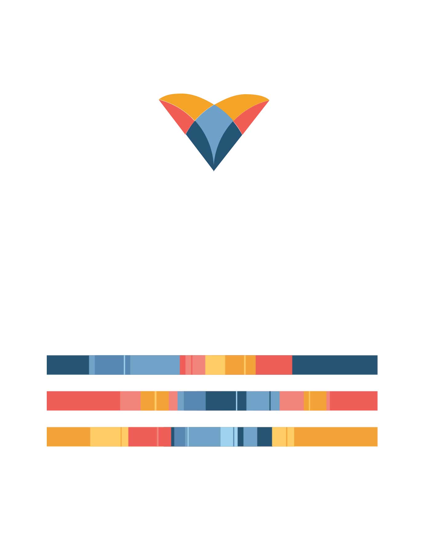 Virtua Health foundation logo shape and bar graphics