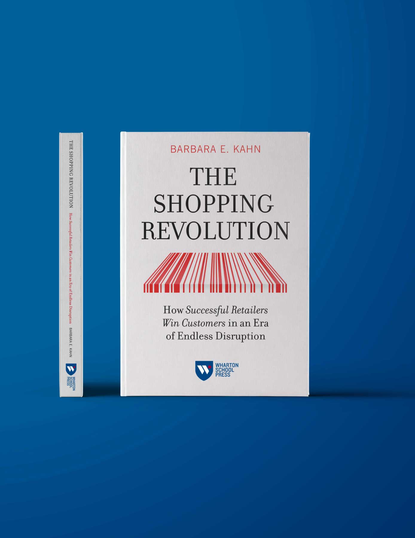 A bookcover design with Wharton school press's logo