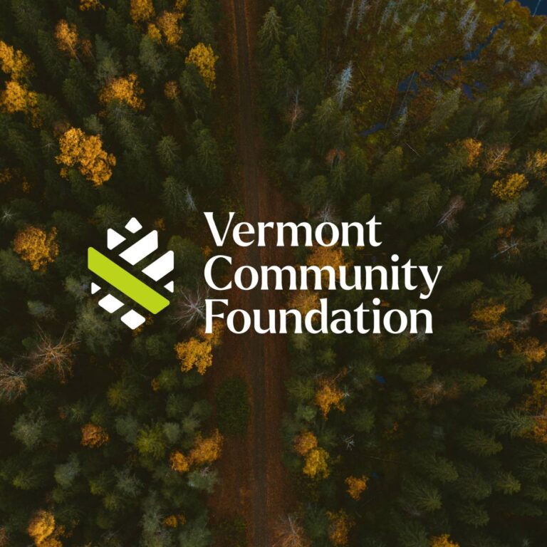 A new visual identity created for Vermont Community Foundation